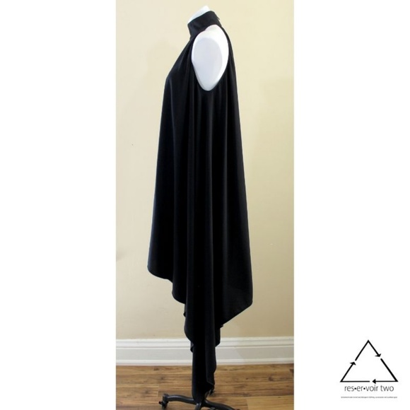Gareth Pugh Asymmetric Crepe Halterneck Dress - Picture 2 of 8